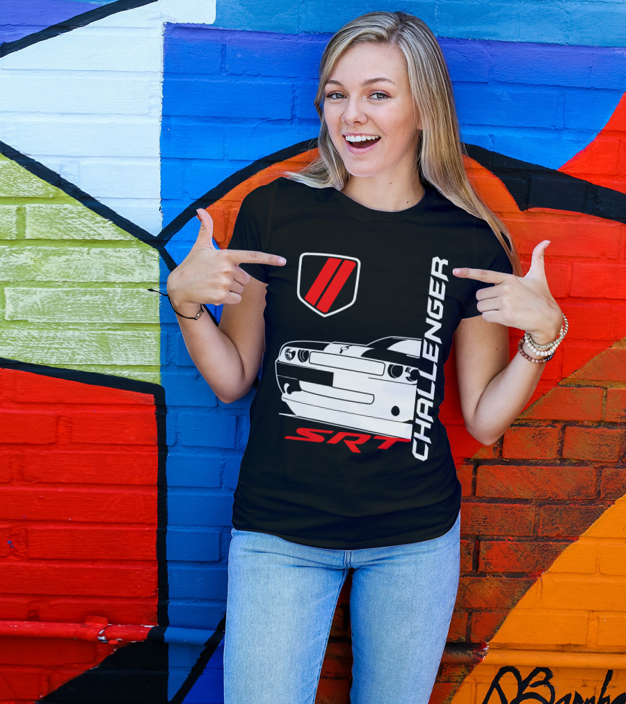 Challenger SRT Car Emblem T-Shirt