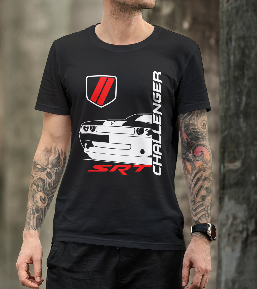 Challenger SRT Car Emblem T-Shirt