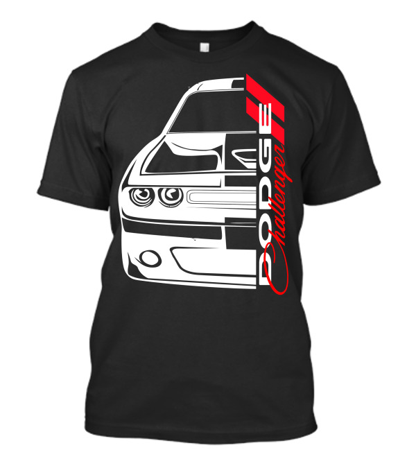 Dodge Challenger SRT Front Profile Iconic T-Shirt