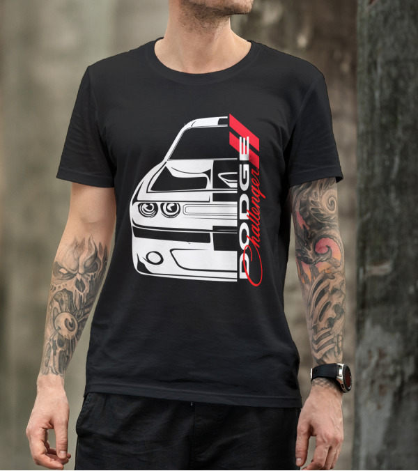 Dodge Challenger SRT Front Profile Iconic T-Shirt