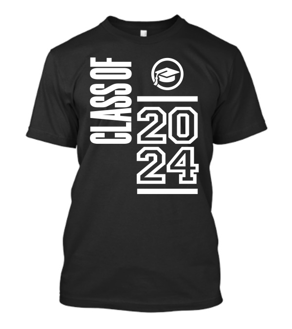 Class Of 2024 Graduation Cap Icon College Spirit T-Shirt