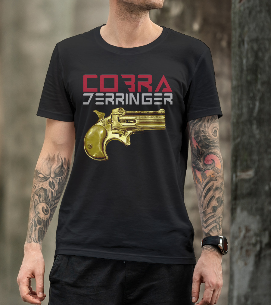 COBRA Derringer Golden Pistol T-Shirt