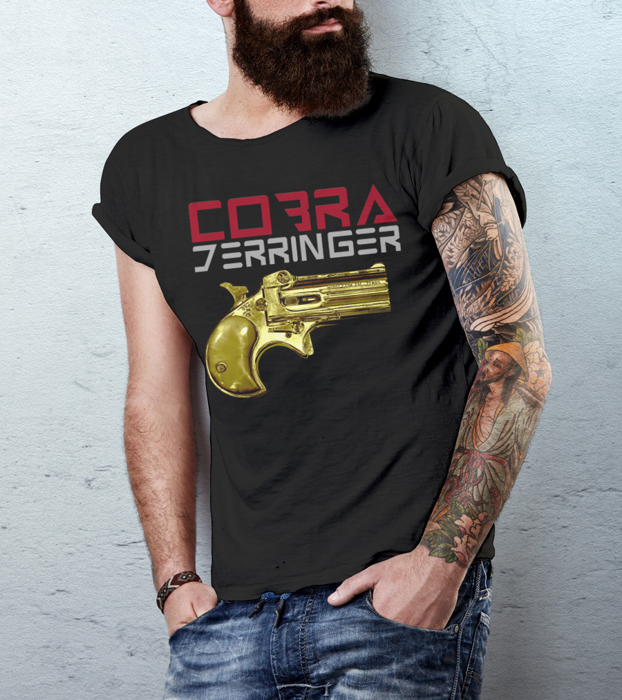 COBRA Derringer Golden Pistol T-Shirt