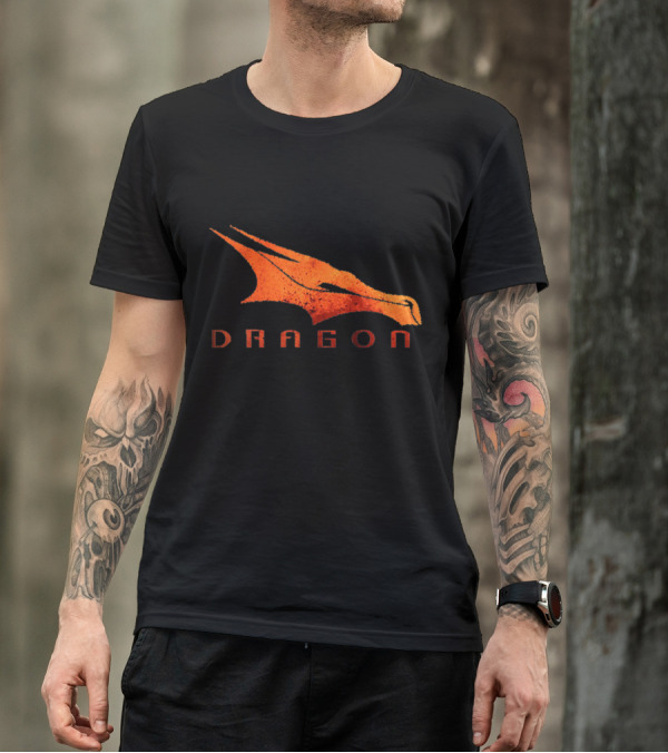 Crew Dragon Space Fire Mars Dragon T-Shirt