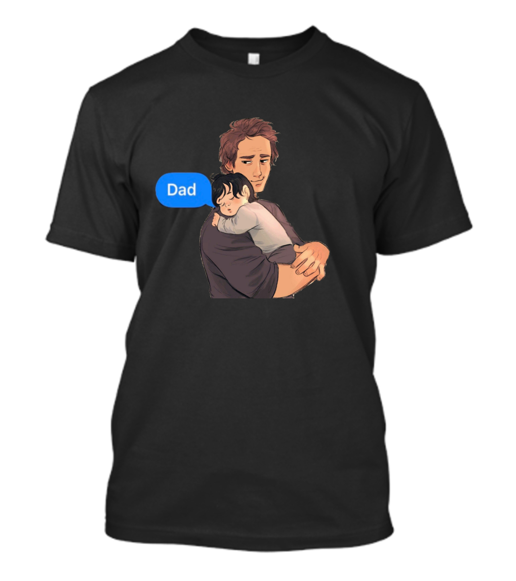 DaddyDad Dad Hugging Child T-Shirt