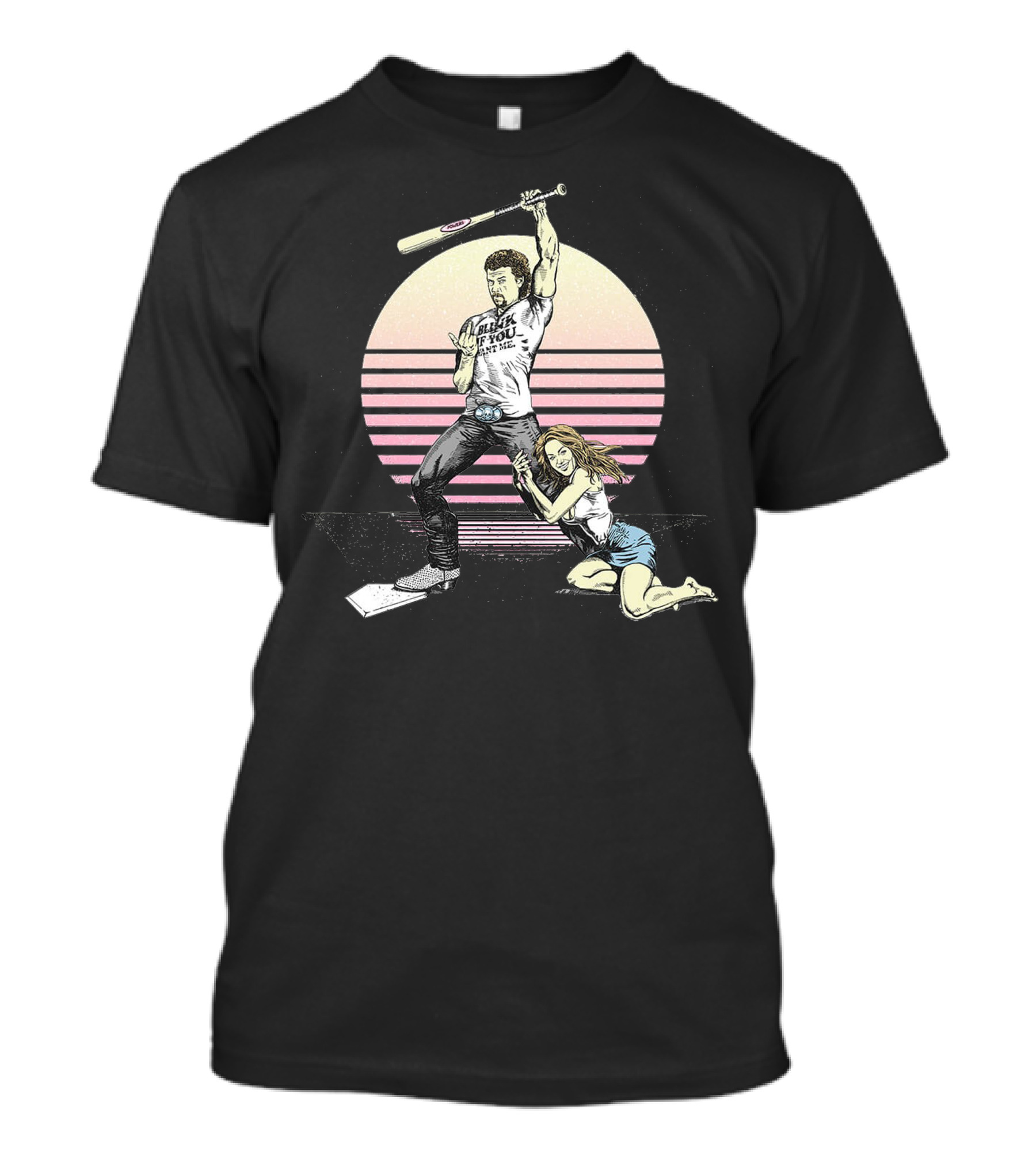 Eastbound And Down Kenny Powers Baseball Sunset T-Shirt