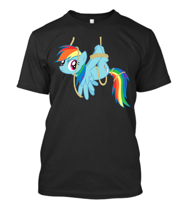 My Little Pony Rainbow Dash Entangled In Ropes Adventure T-Shirt