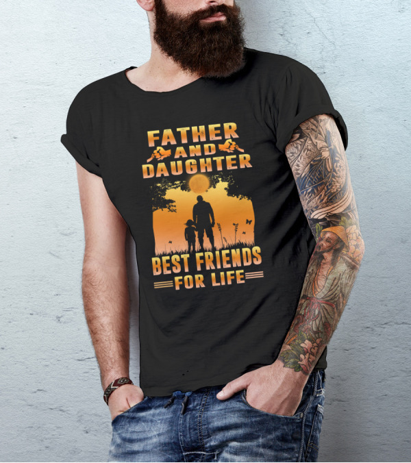Fist Bump Father And Daughter Best Friends For Life Twilight T-Shirt