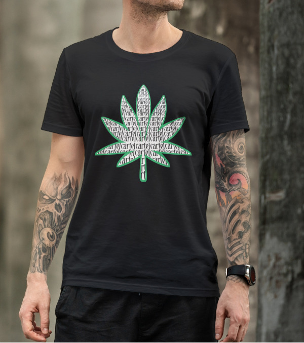 Cartel Leaf Feuille Cannabis T-Shirt