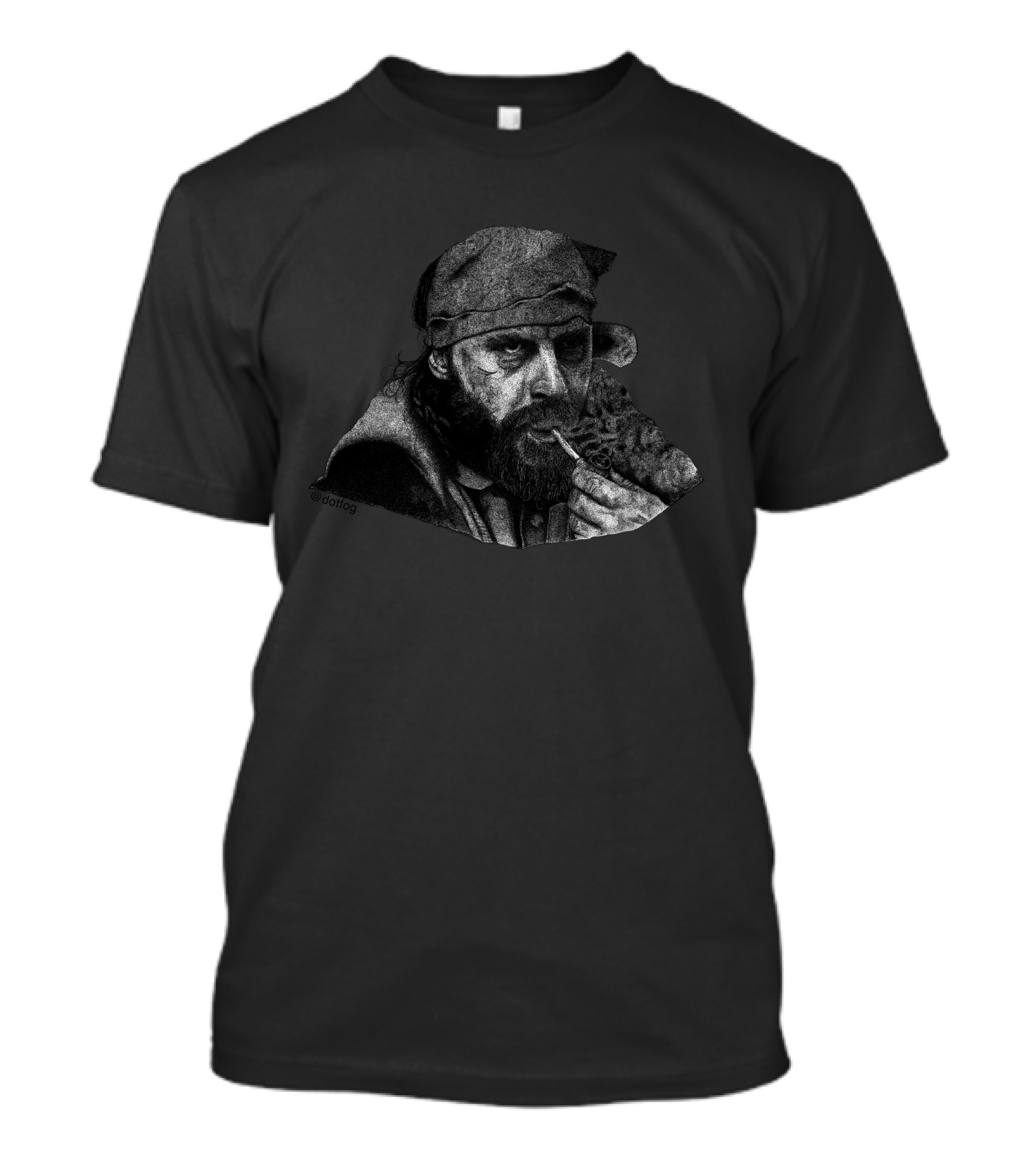 Fitzgerald The Revenant Smoking Bandana Rugged Man T-Shirt