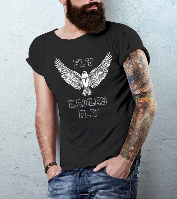 Fly Eagles Fly Vintage Style Football Fan Gear T-Shirt