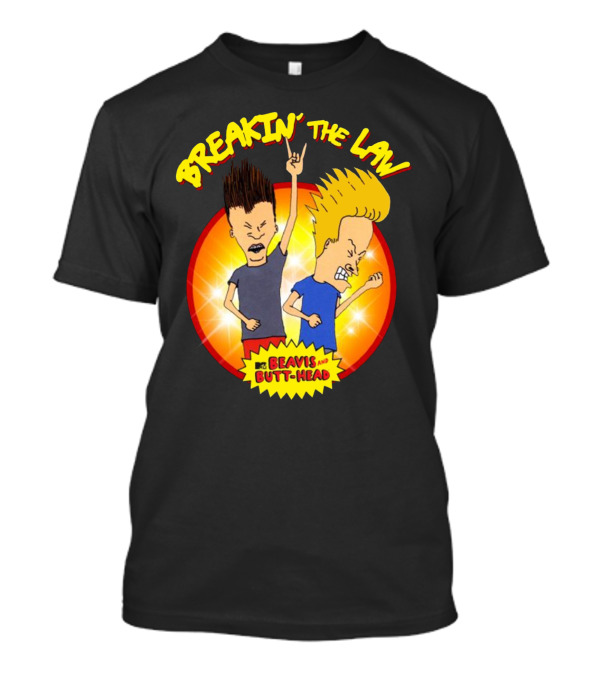 Beavis And Butt-Head Breakin' The Law T-Shirt