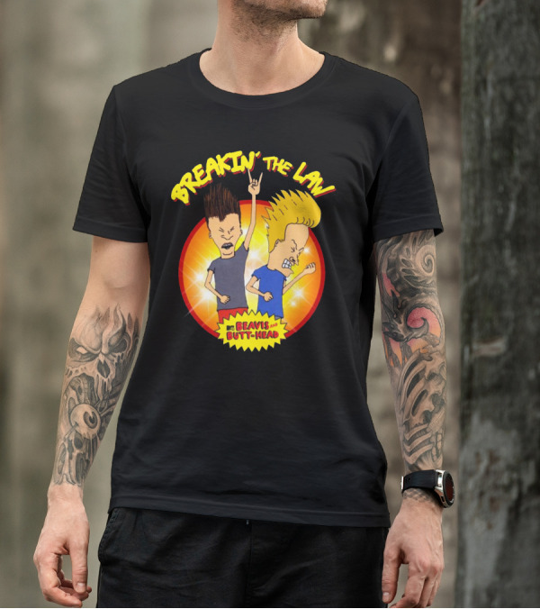 Beavis And Butt-Head Breakin' The Law T-Shirt