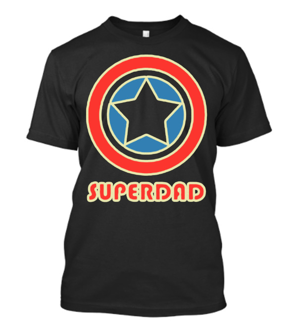 Superdad Star Shield T-Shirt