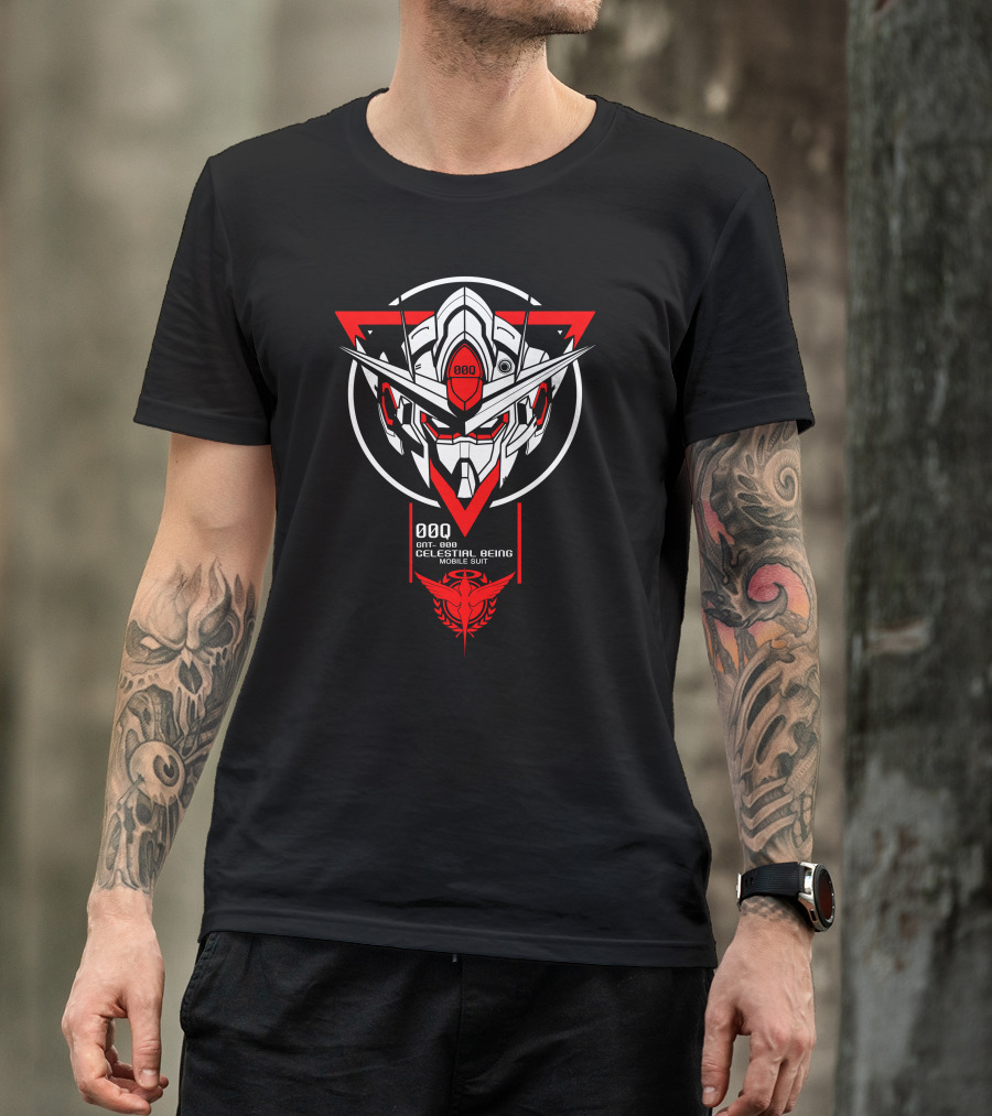 Gundam 00Q Celestial Being GN-0000 Mobile Suit 00Q T-Shirt