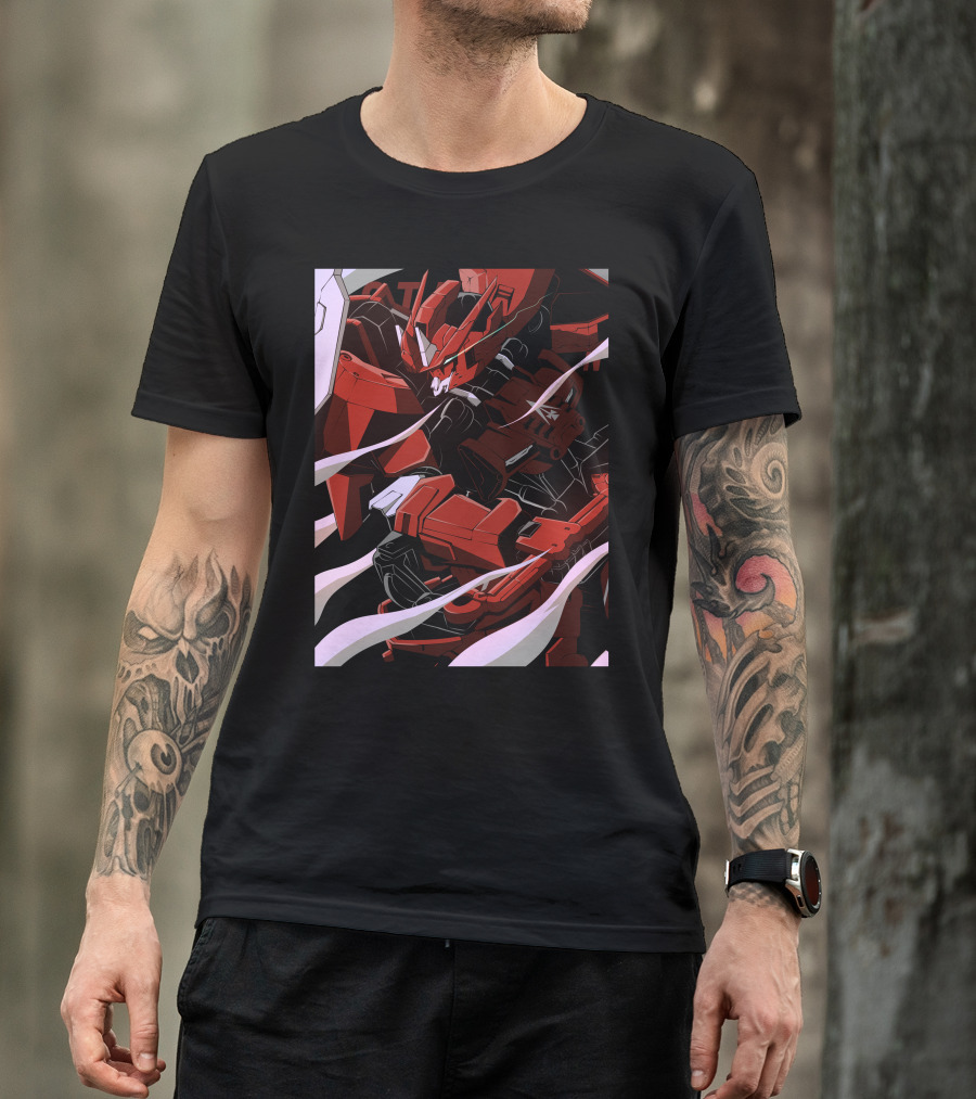 Gundam Astaroth Origin Dynamic Red Mecha T-Shirt