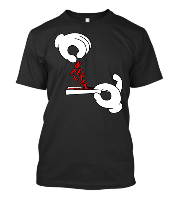 Addicted Netflix Parody Hand T-Shirt