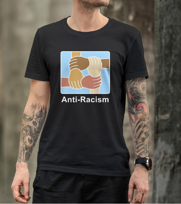 Anti-Racism United Hands Solidarity Image T-Shirt