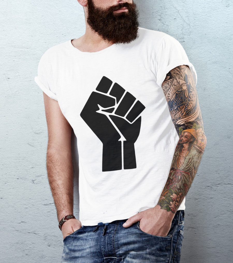 Blm Black Power Raised Fist T-Shirt