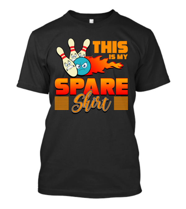 This Is My Spare Shirt Bowling Birthday Team T-Shirt