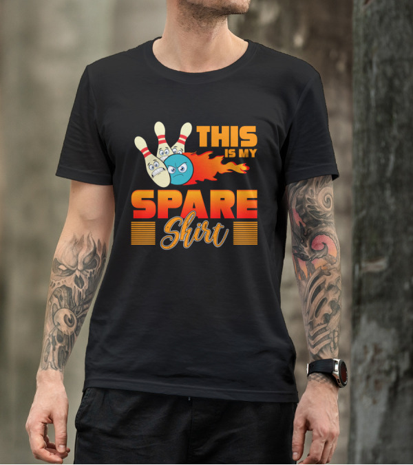This Is My Spare Shirt Bowling Birthday Team T-Shirt