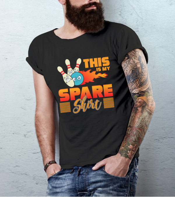 This Is My Spare Shirt Bowling Birthday Team T-Shirt