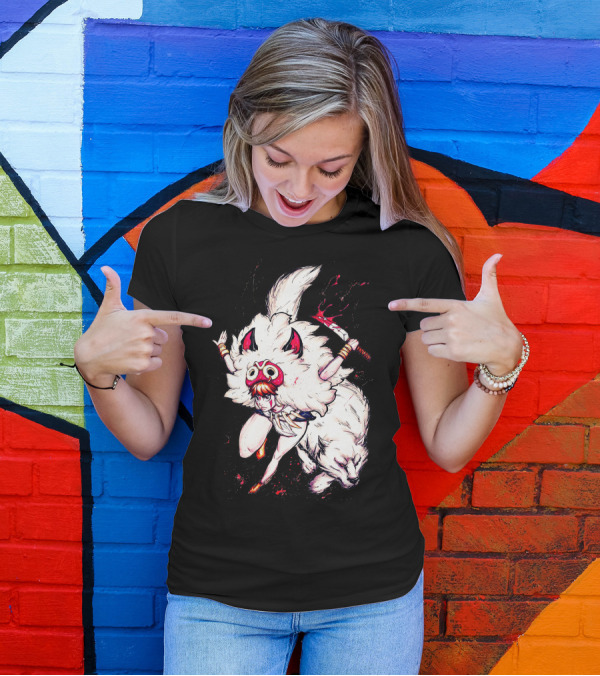 Bravery Girl Princess Mononoke Warrior Spirit T-Shirt