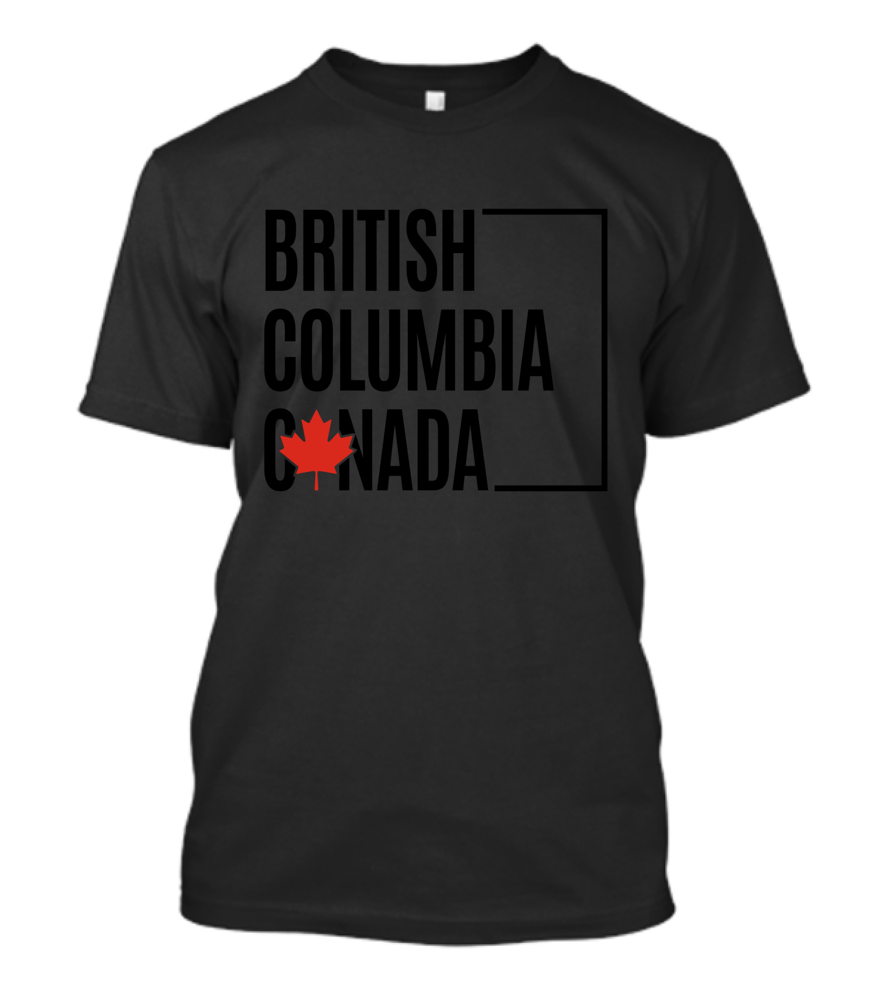 British Columbia Canada Maple Leaf T-Shirt