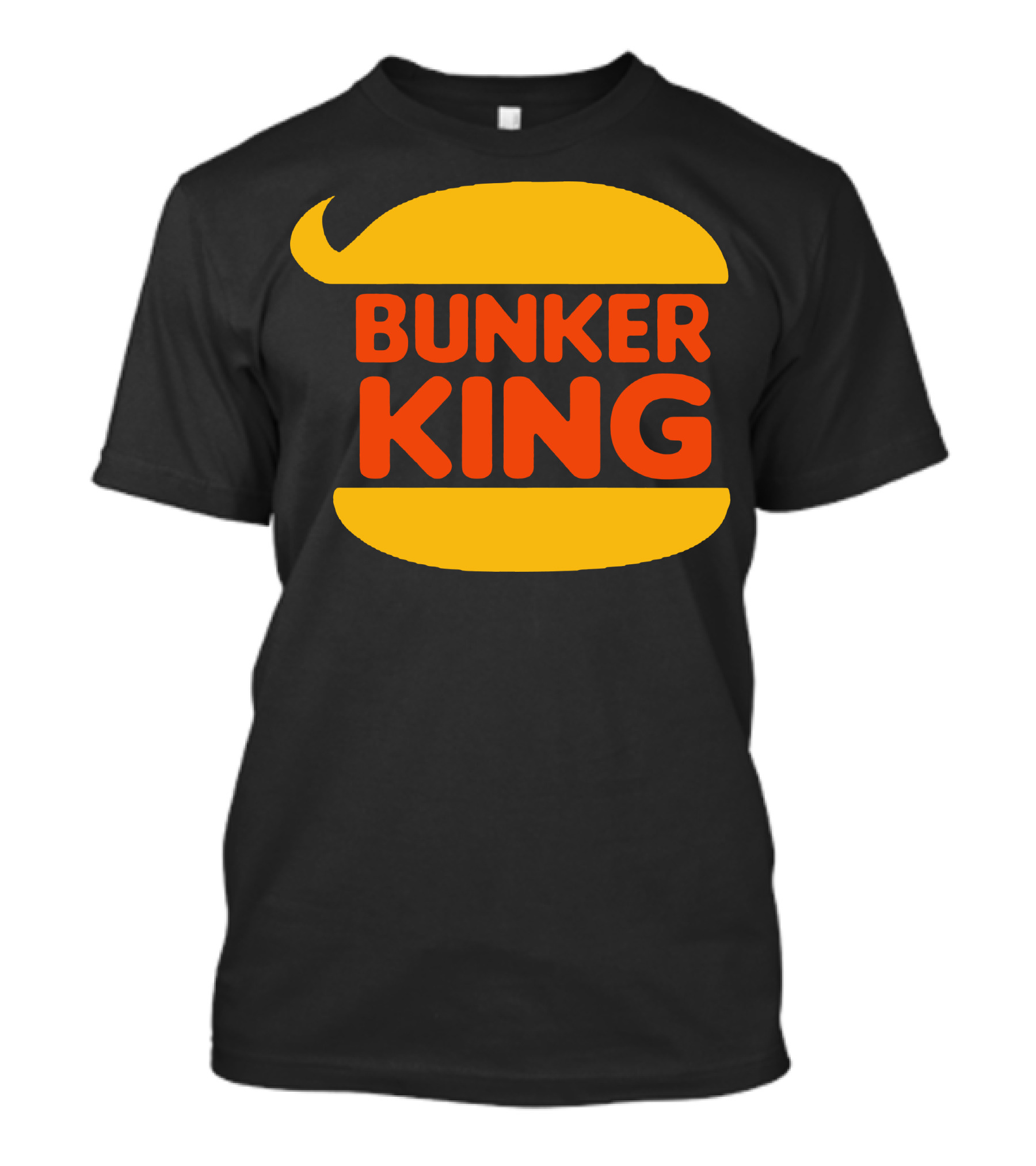 Bunker King Funny Anti Trump Parody Burger T-Shirt