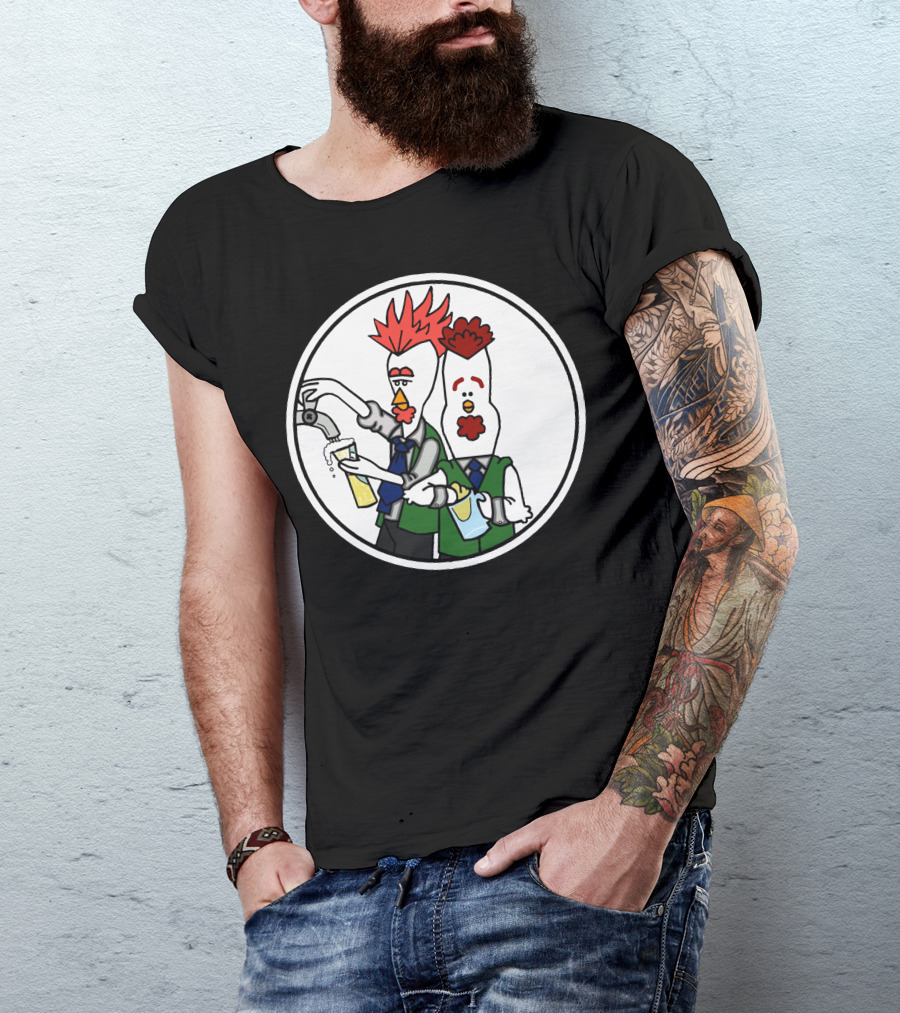 Chicken Tenders Bartenders Pouring Drinks T-Shirt