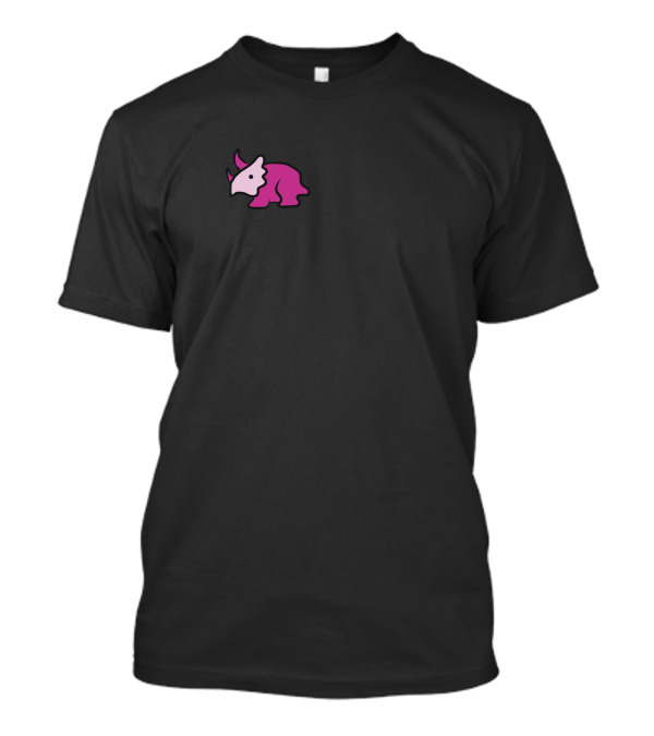 Cute Pink Dinosaur Triceratops T-Shirt