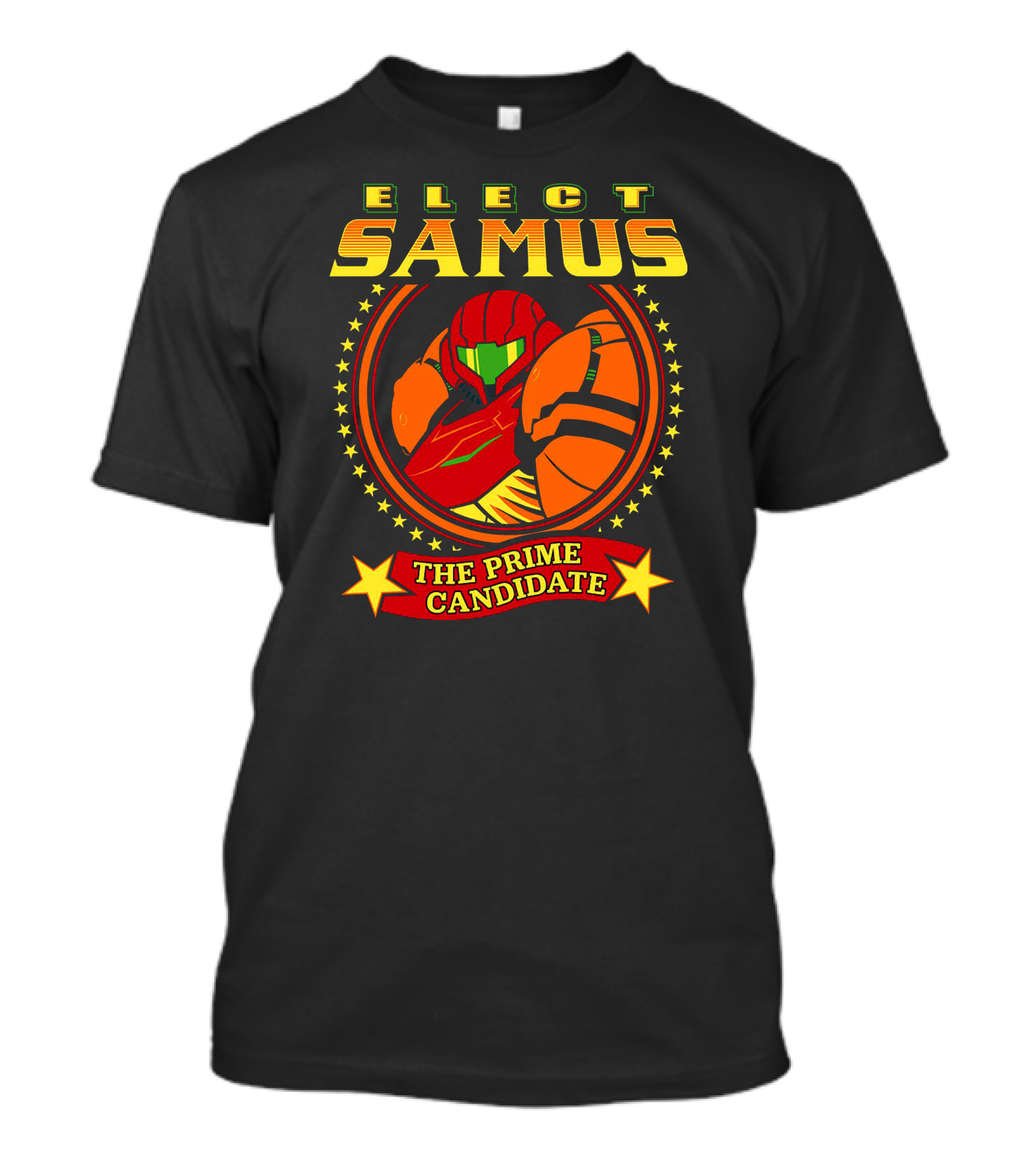 Elect Samus The Prime Candidate Metroid Election T-Shirt
