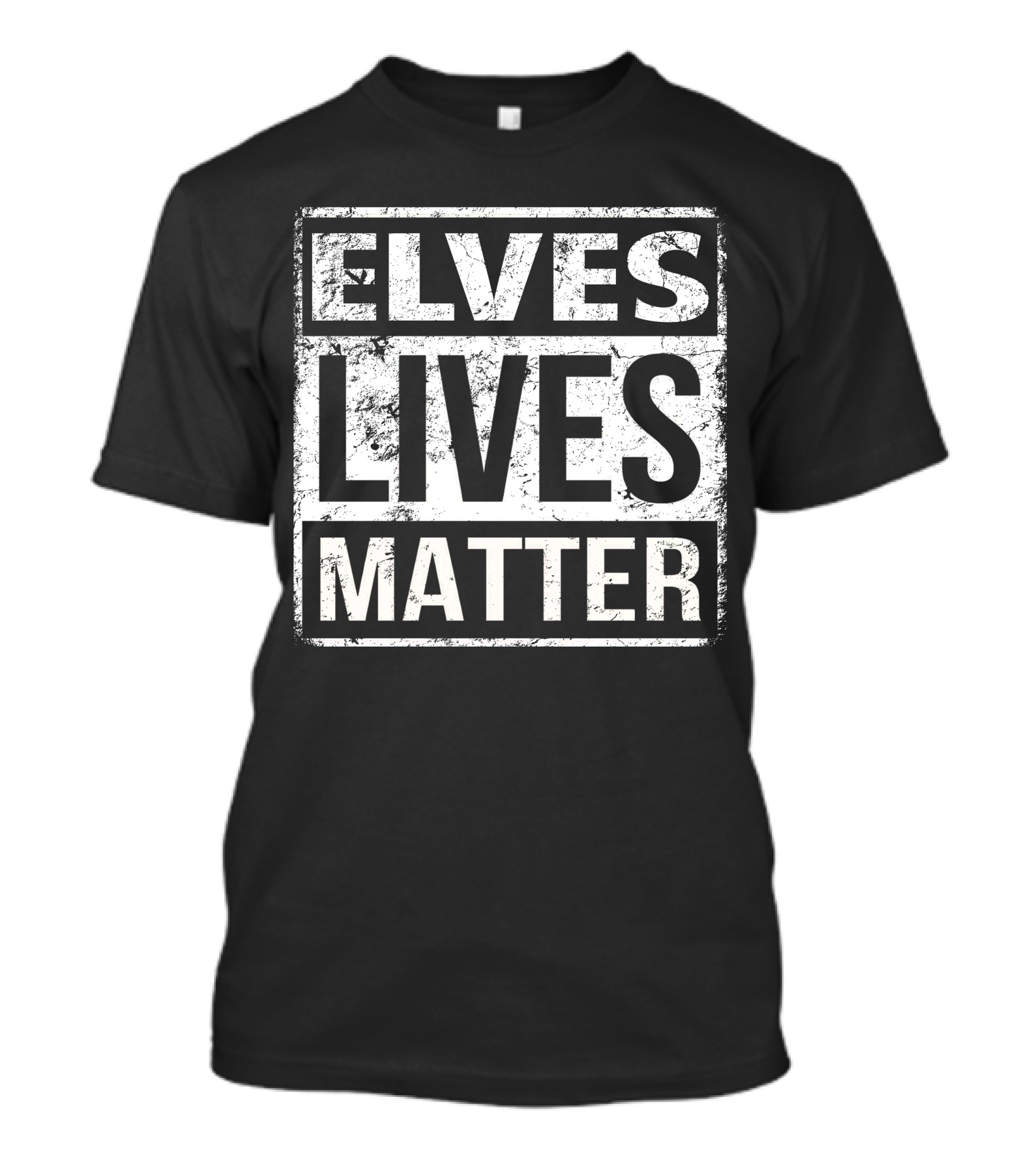 Elves Lives Matter Fantasy Statement Iconic Grunge T-Shirt
