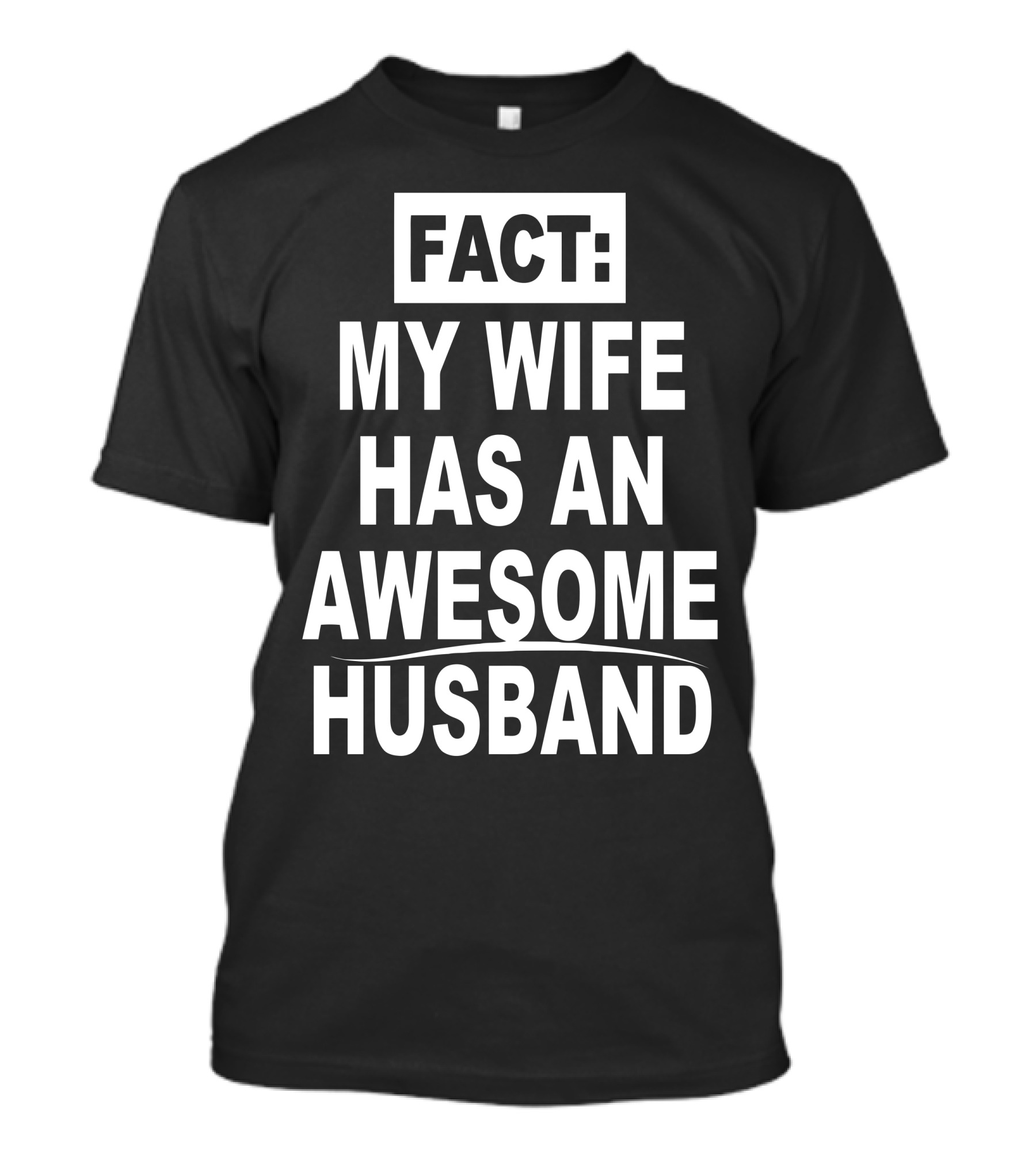 FACT: My Wife Has An Awesome Husband T-Shirt