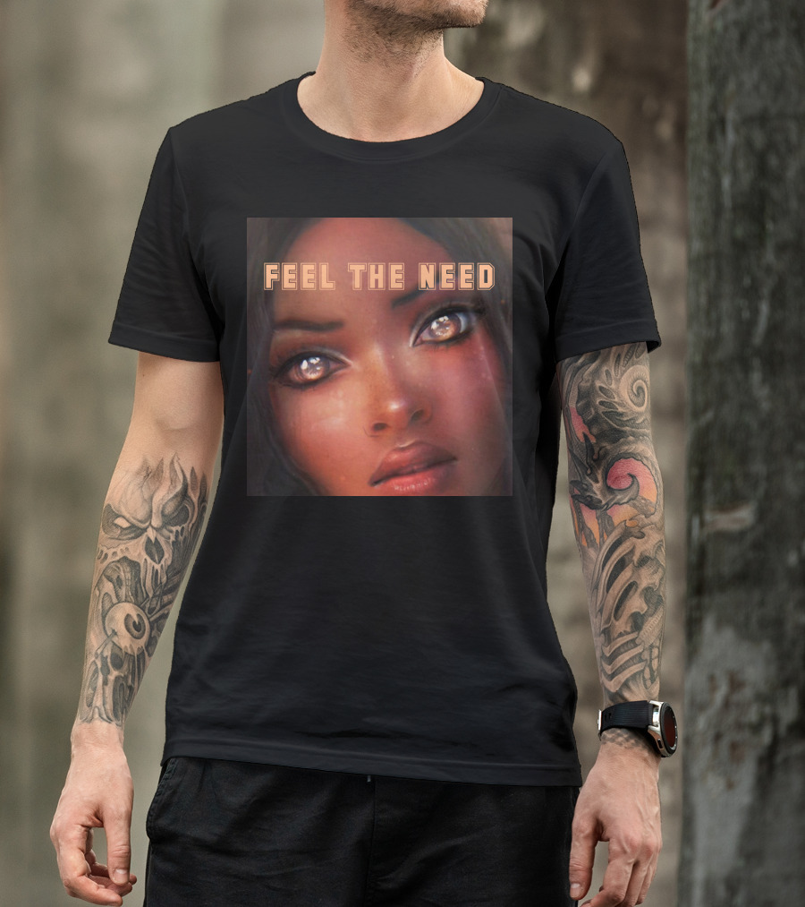 Feel The Need Fantasy Portrait With Mesmerizing Eyes T-Shirt