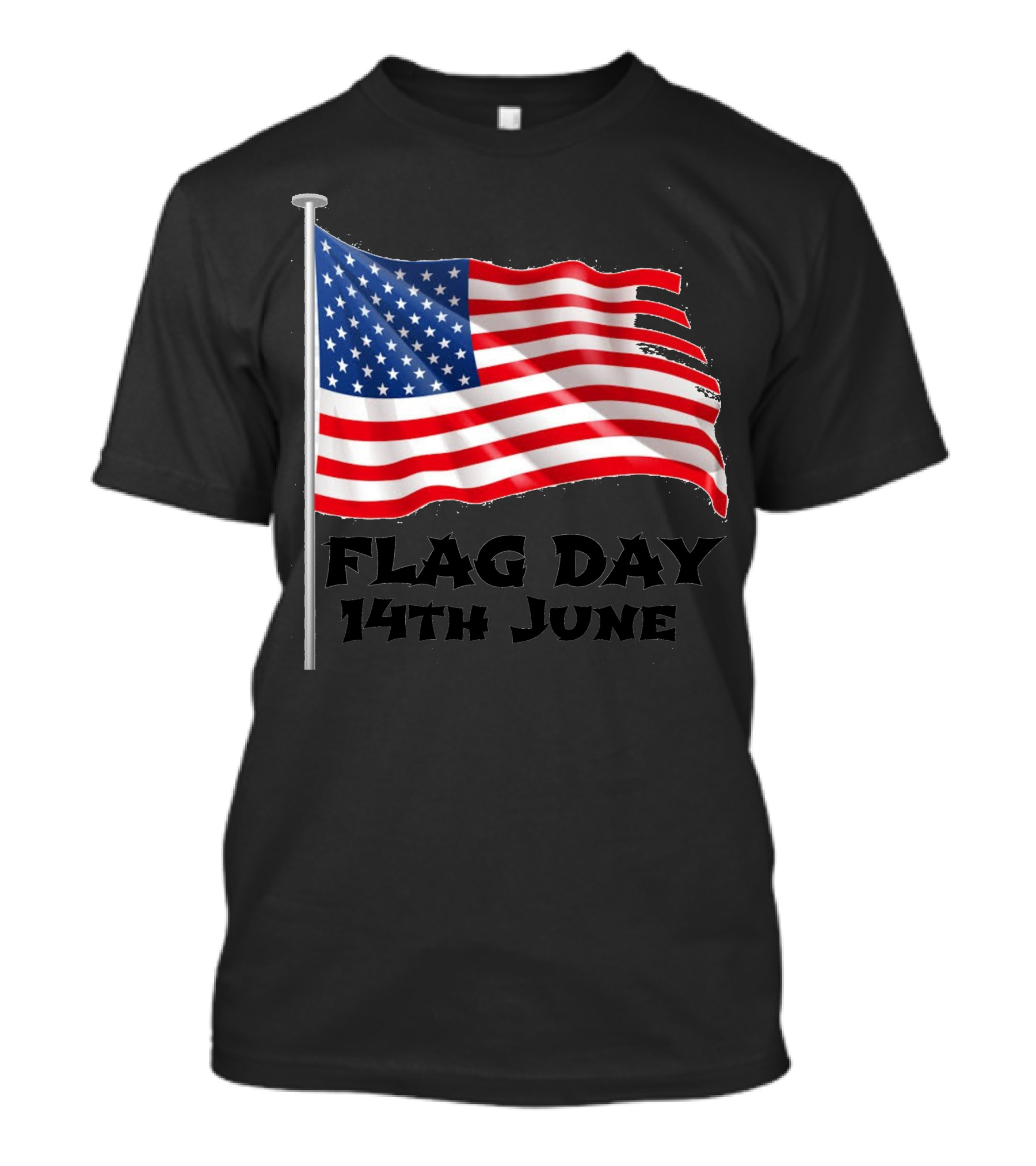 Flag Day 14th June USA Flag T-Shirt
