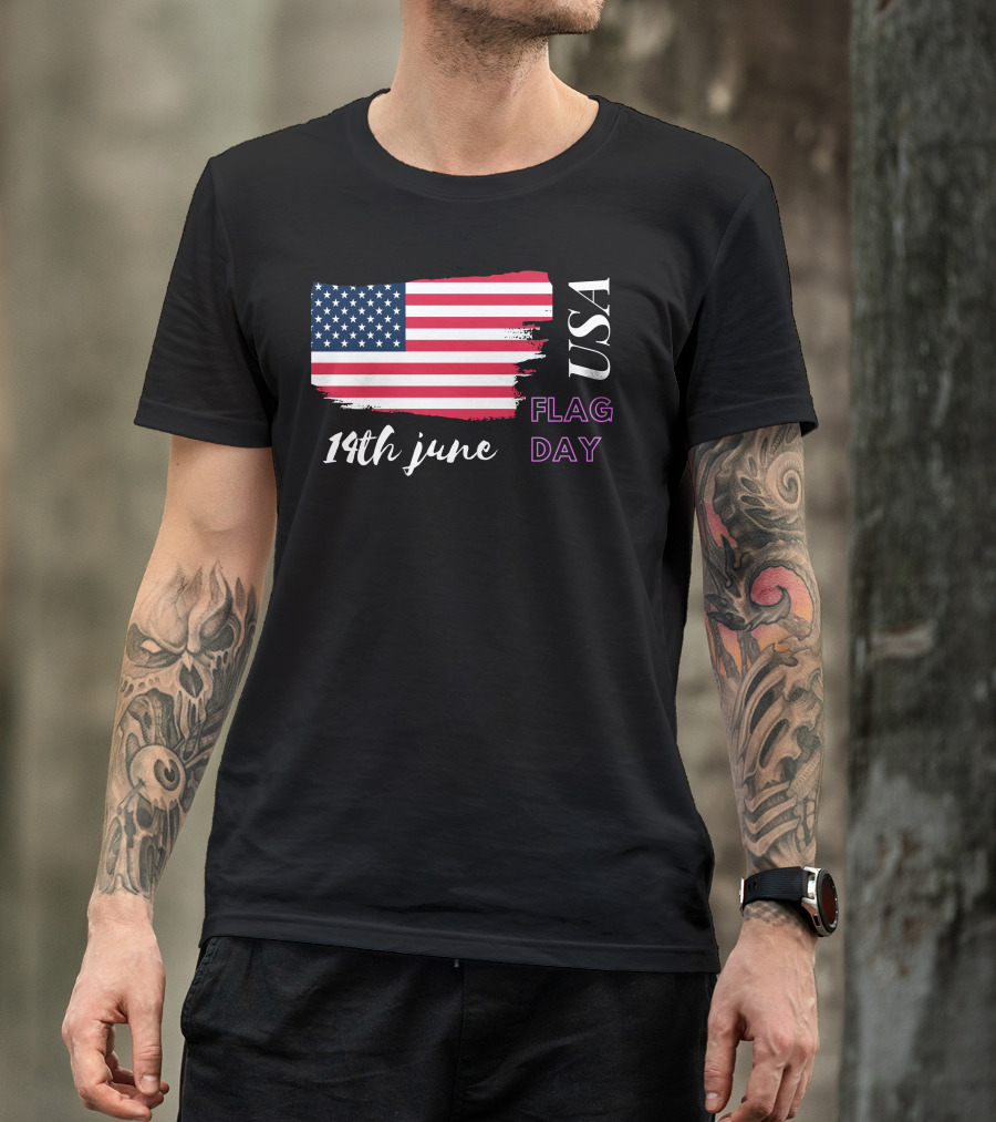 USA Flag Day 14th June T-Shirt