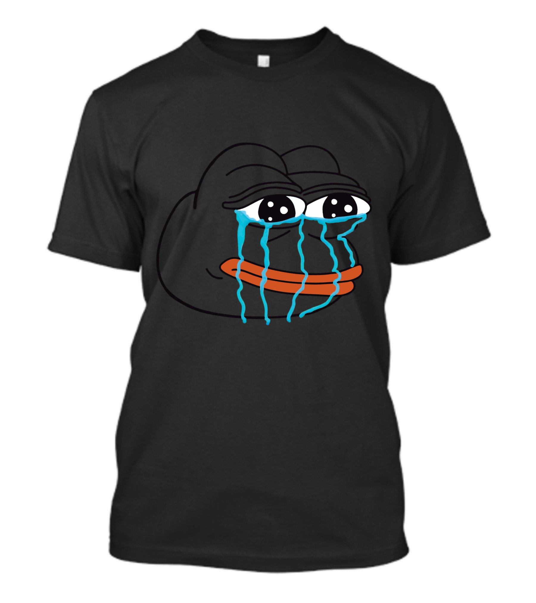 I Cry Or Laugh Pepe The Frog Meme Face T-Shirt
