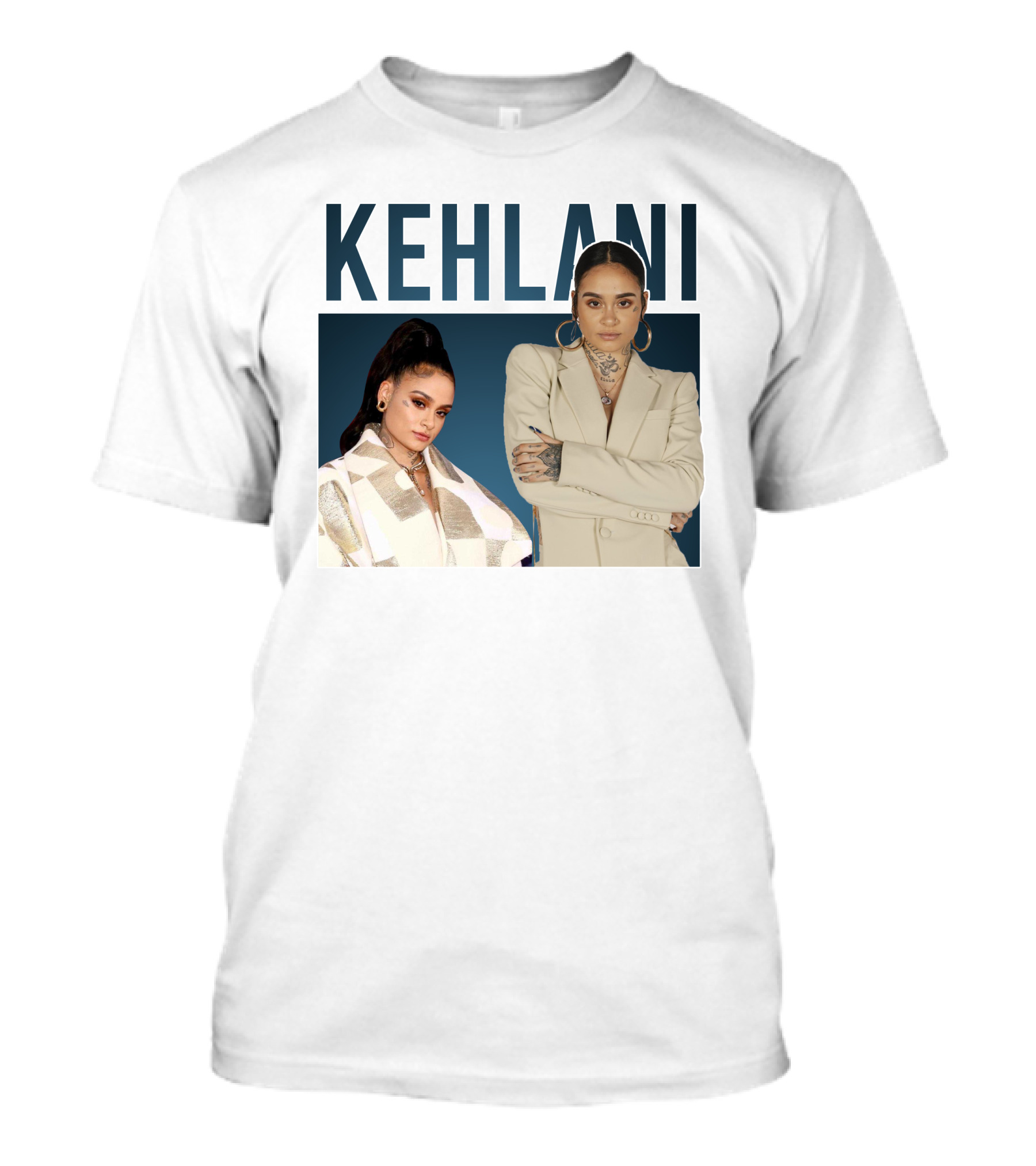 Kehlani Two Portraits In Stylish Outfits T-Shirt
