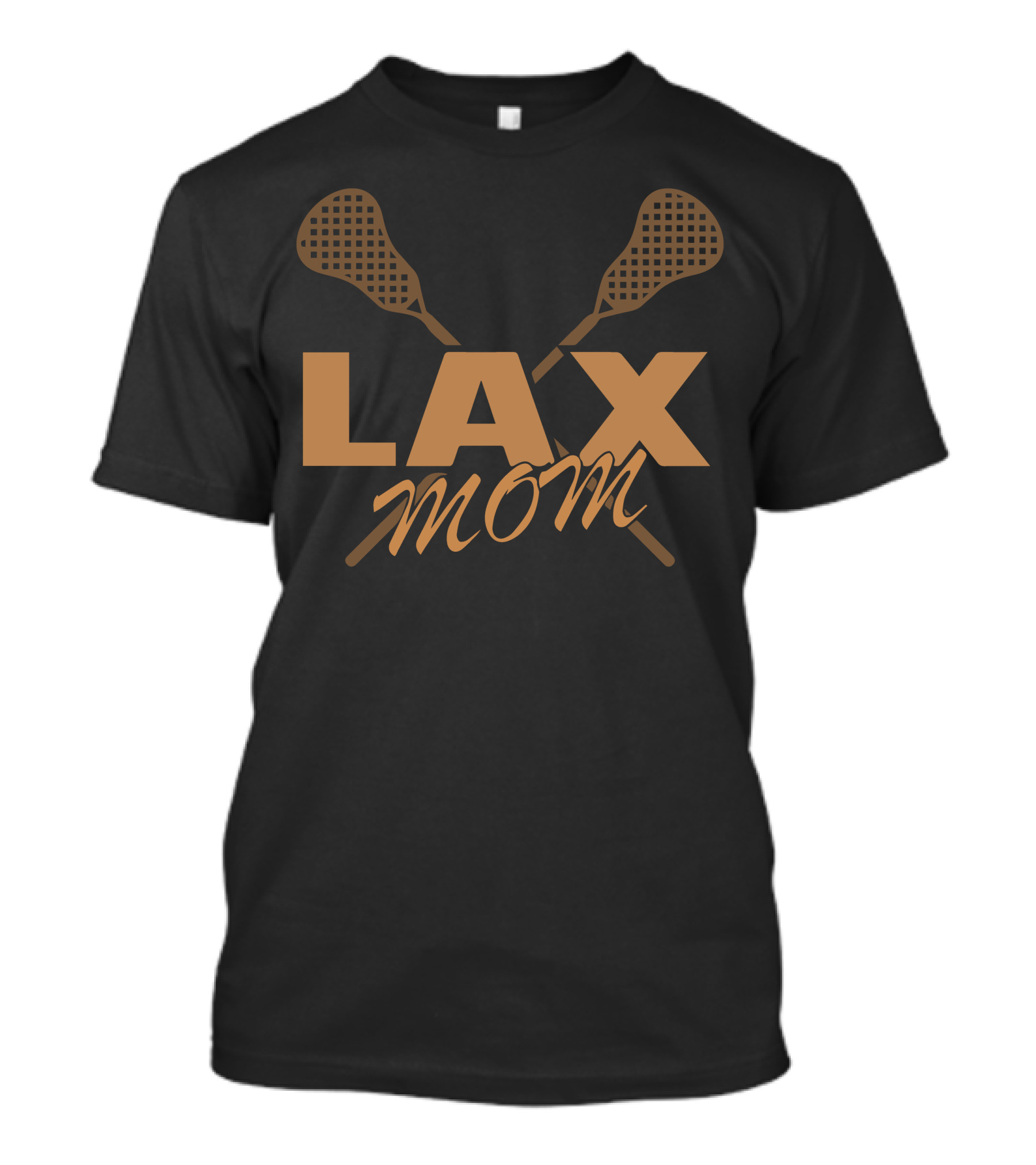 Lax Mom Lacrosse Crossed Sticks T-Shirt