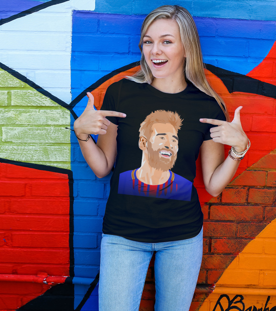Lio Messi Barcelona Football Legend T-Shirt