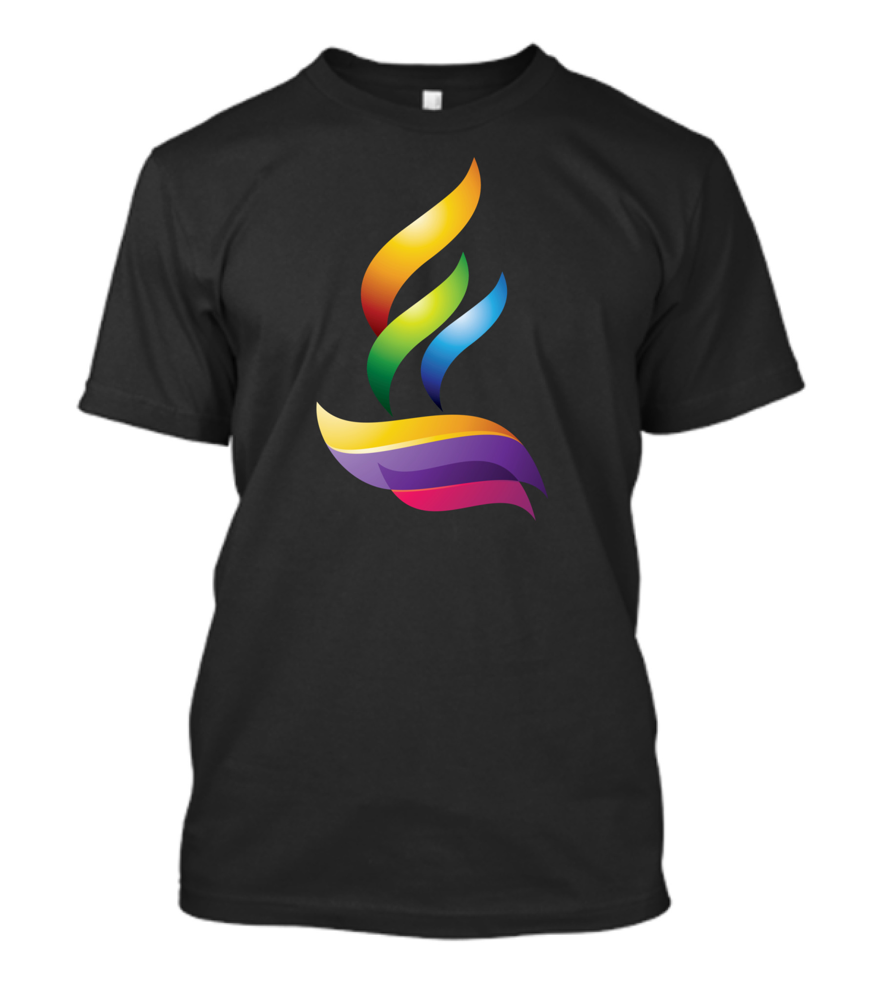 Lit The Light Rainbow Flame T-Shirt