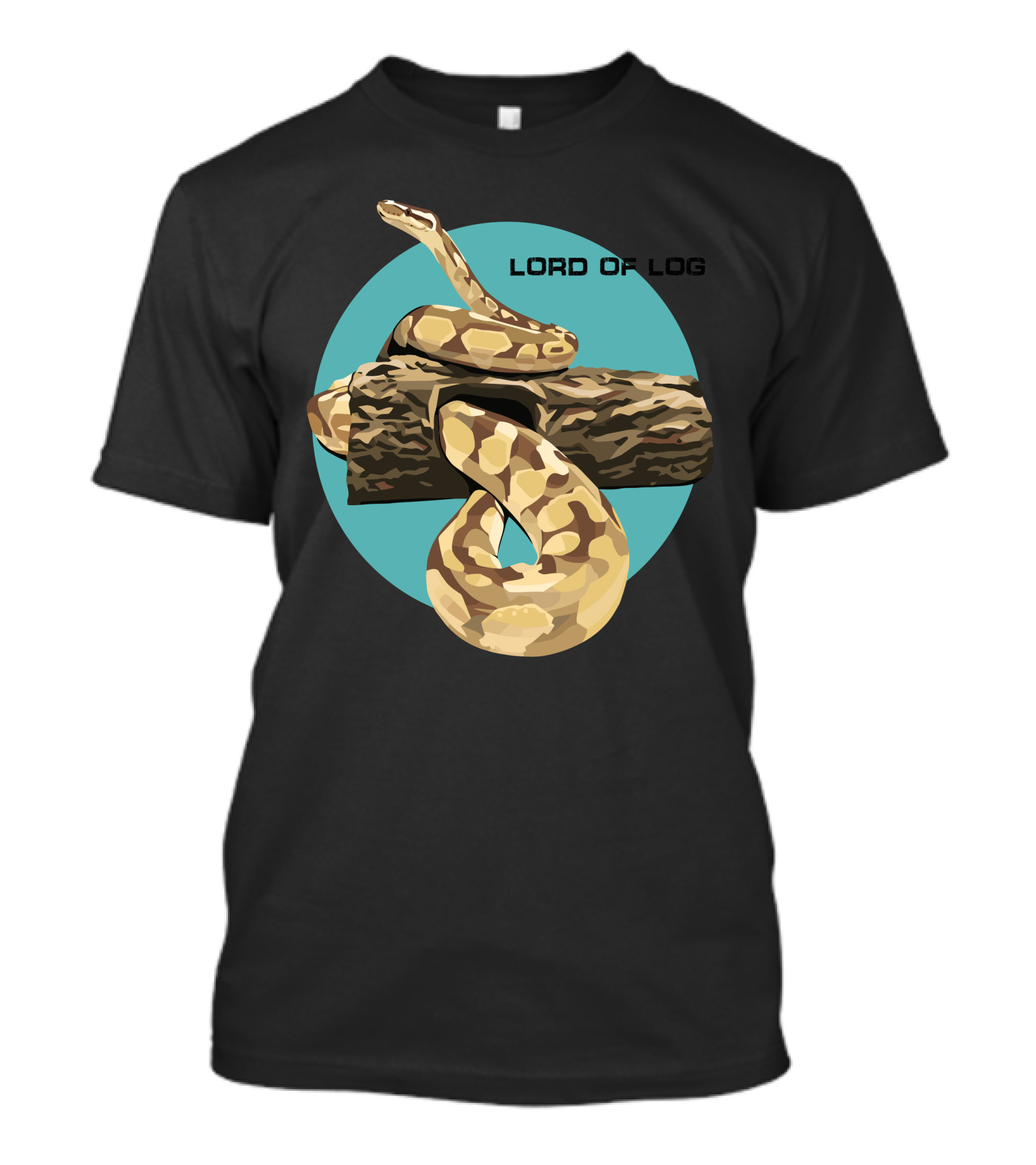 Lord Of Log Snake On Log T-Shirt