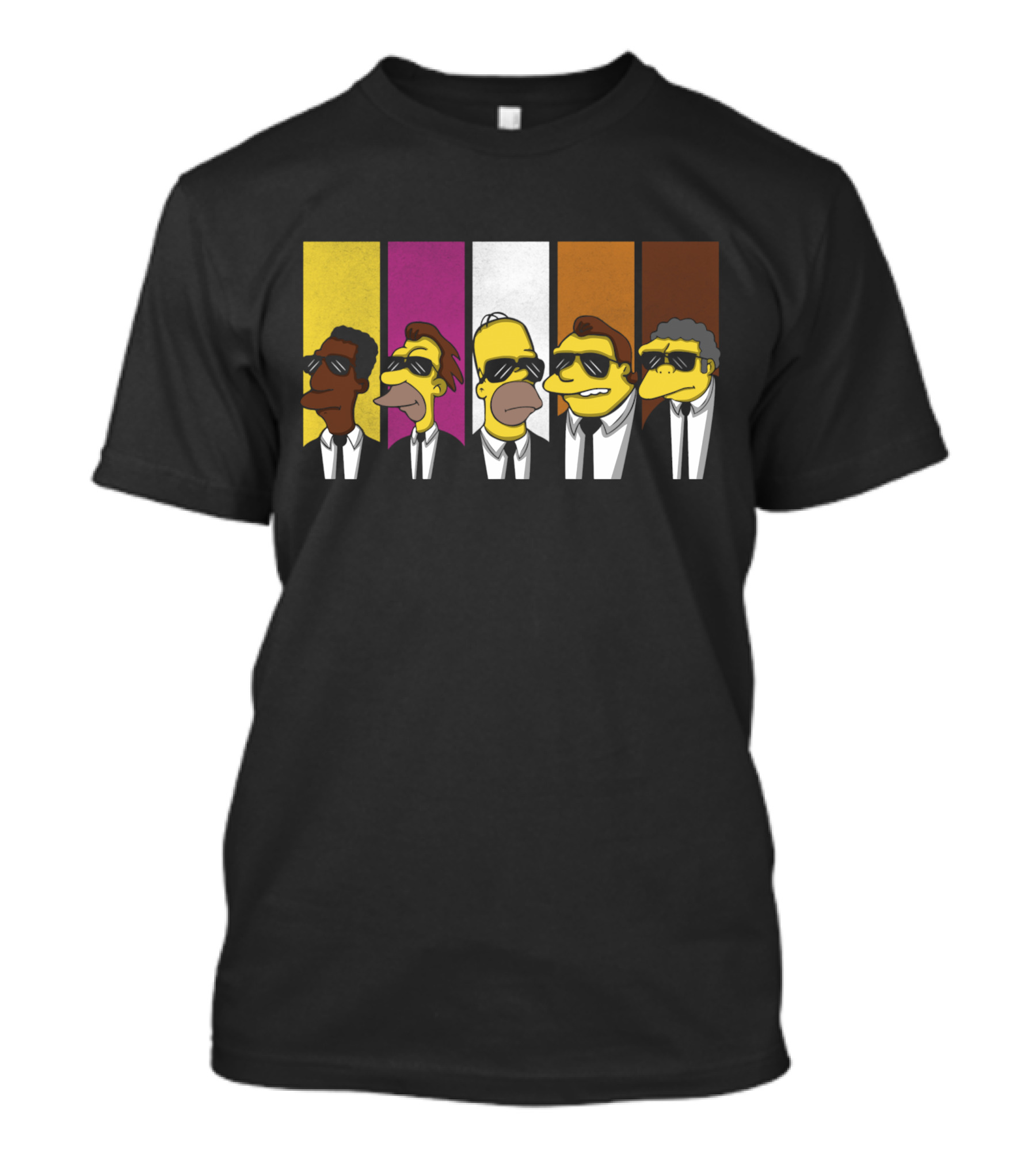 Reservoir Mafia Simpsons Characters T-Shirt