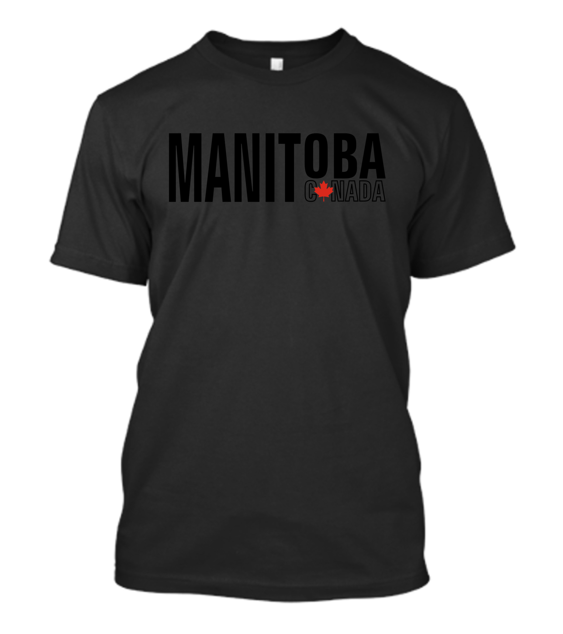 MANITOBA CANADA Maple Leaf T-Shirt