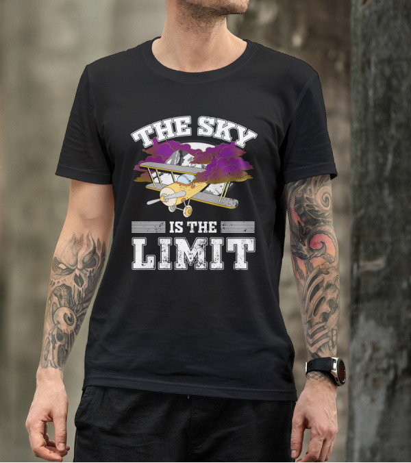 The Sky Is The Limit Model Aircraft Model Flight Rc T-Shirt