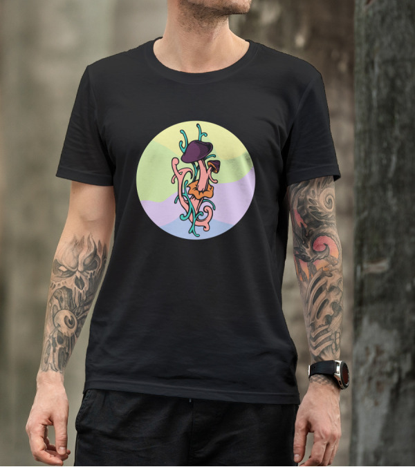 Mushroom Vintage Classics Psychedelic Swirl T-Shirt