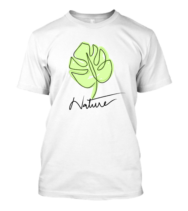 Nature Leaf Sketch T-Shirt