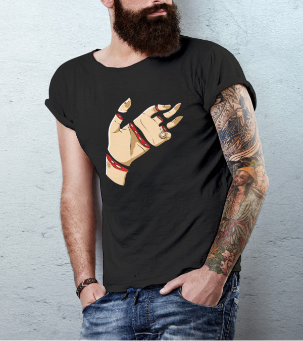 Nice To Meet You Disjointed Hand T-Shirt