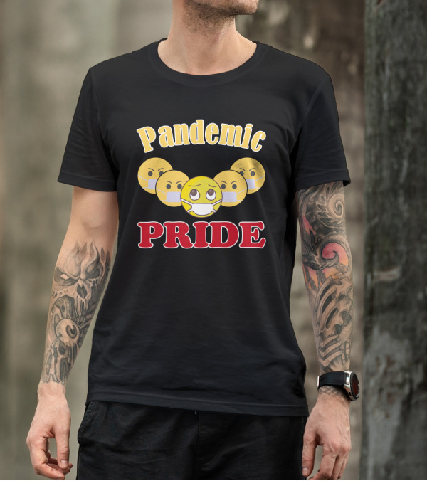Pandemic Emoji Mask Pride T-Shirt